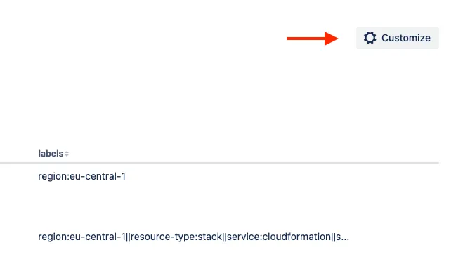 Customize button to reopen the export configuration dialog